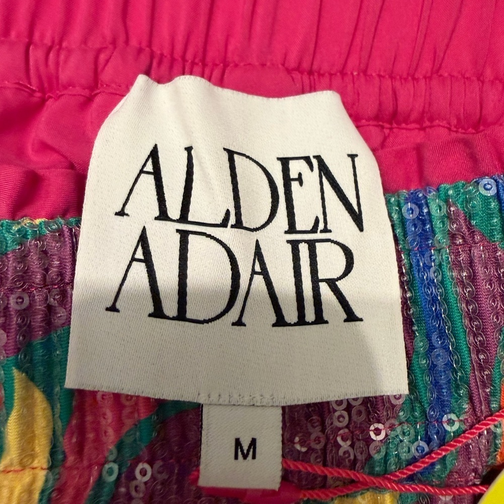 Designer Alden Adair 70s Retro Glam Inspired Elton Pants Wonderland Sequin NWT - Picture 7 of 9